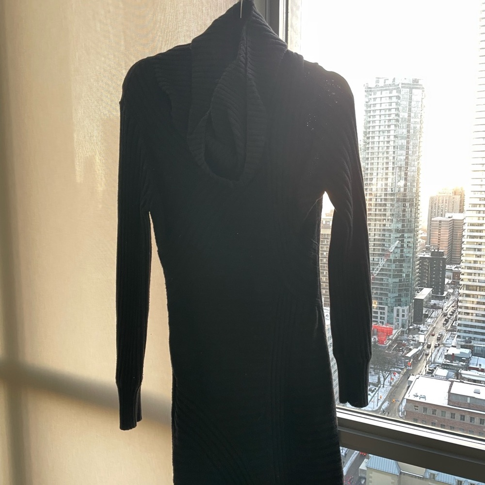 Black vivienne tam sweater dress